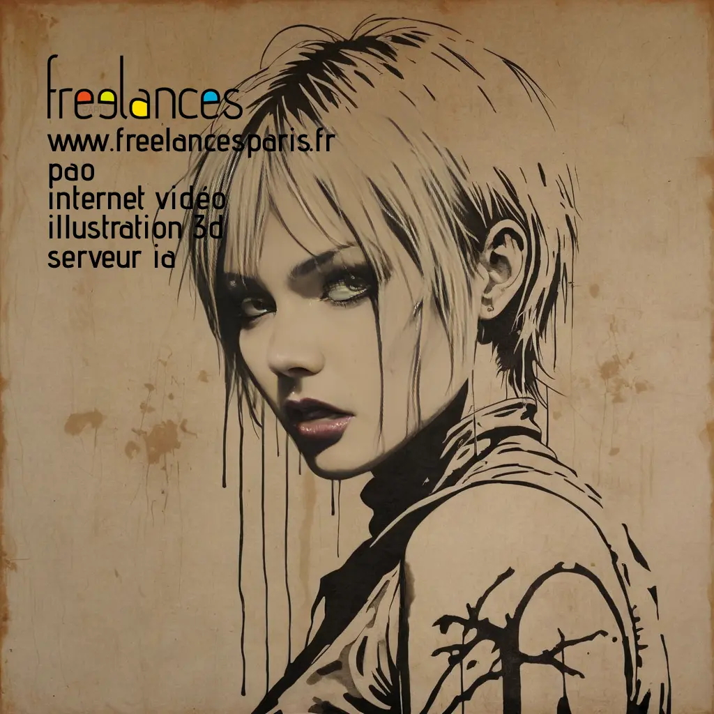 Pao internet vidéo illustration 3d serveur intelligence générative freelance paris studio de création UBY8W7O0